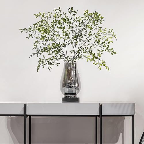 Miniatura 6 de Ttranewsoo 4 tallos de vegetación artificiales, ramas Nandina de 43.3 pulgadas, tallos altos para plantas de imitación para jarrón, tallos de