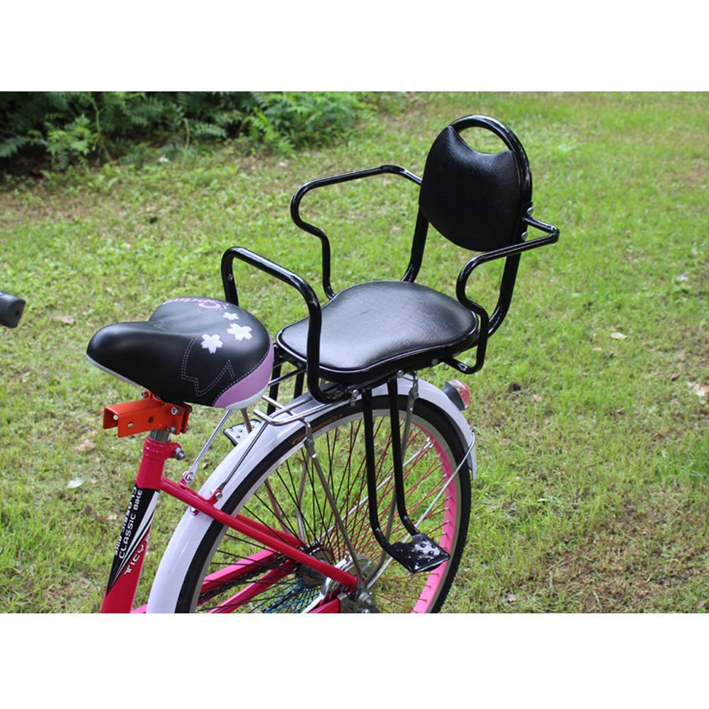 Amazon | 自転車子供後部座席子供ベビーセーフ席ダブルアームレスト