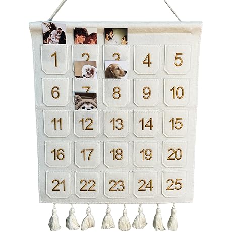 Fabric Christmas Countdown Calendar