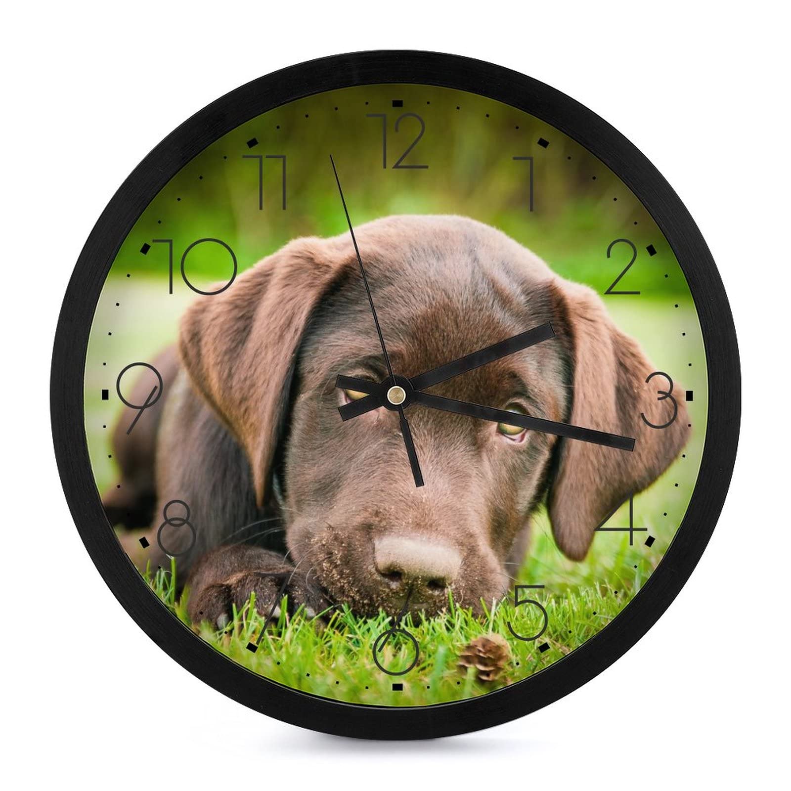 Horloge murale chiot pour une ambiance douce et tendre dans la chambre