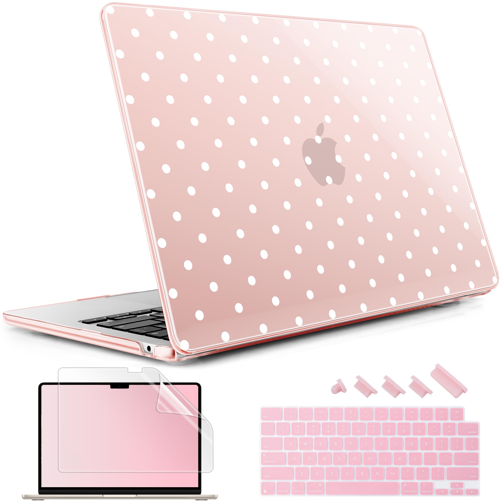 May Chen Custodia per MacBook Air da 15" M5/M4/M3/M2 2026-2022 | Custodia rigida per computer portatile, compatibile con MacBook Air da 15,3", modello: A3448, A3241, A3114, A2941