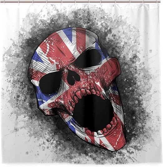 Amazon Lubataga シャワーカーテン イラストに描かれたイギリス国旗 防水 浴室 お風呂 バスカーテン 洗面所 間仕切り 目隠し用 Hdデジタル印刷 取付簡単 180 180cm シャワーカーテン ホーム キッチン オンライン通販