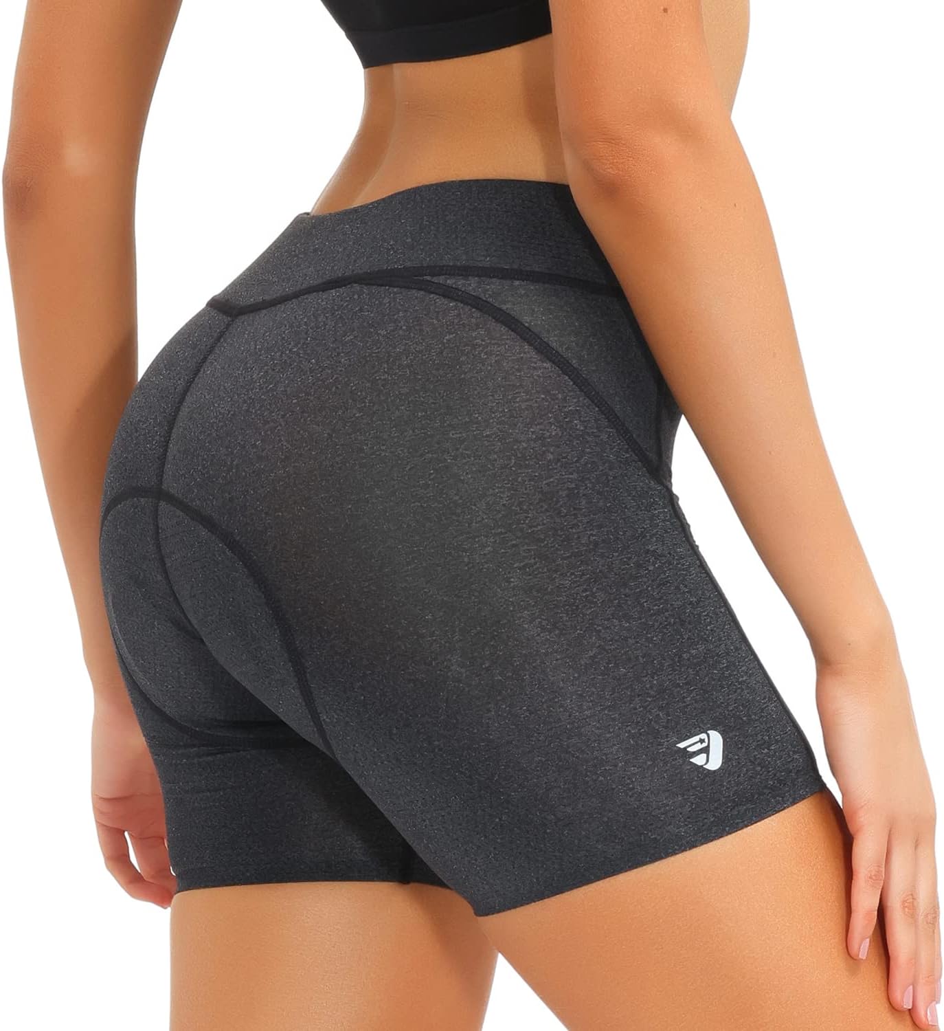 OUOKKPadded Bike Shorts Women Cycling Underwear Bicycle Biking Biker Short with 4D Padding Super Lightweight Breathable