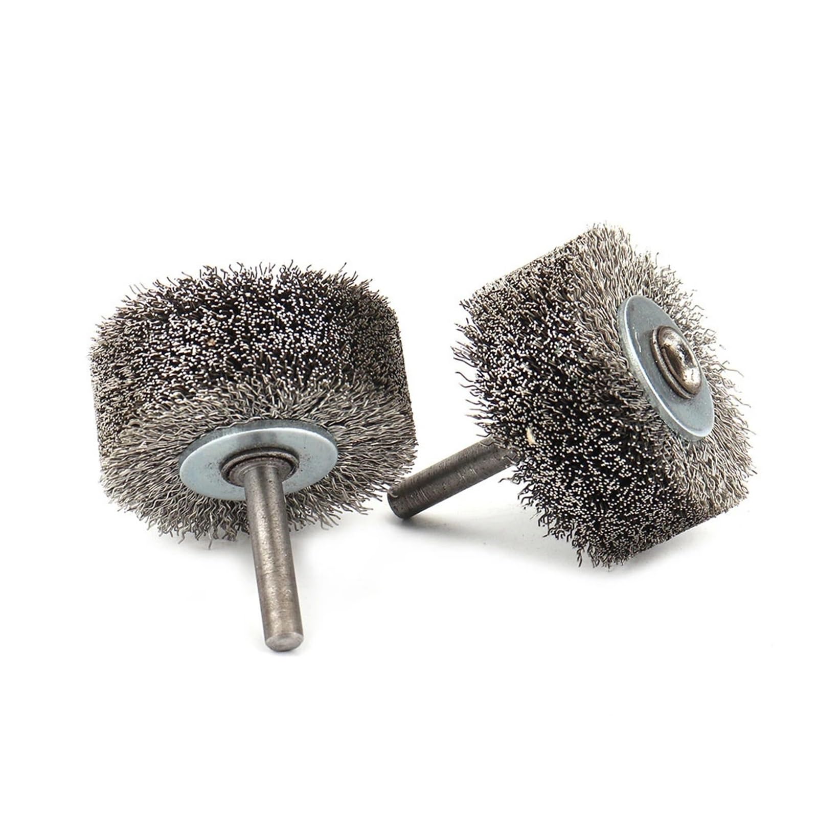 Spazzola rotante in filo di acciaio da 50 mm Utensile con gambo 1/4 "per mini trapano Rimozione ruggine metallica Lucidatura 1/2/5 pezzi Adatto per lucidatura e levigatura(5Pcs)