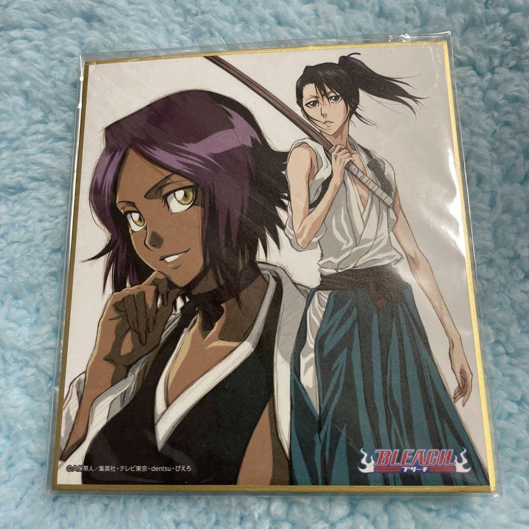 Amazon.co.jp: BLEACH 色紙 白哉 夜一 : 文房具・オフィス用品