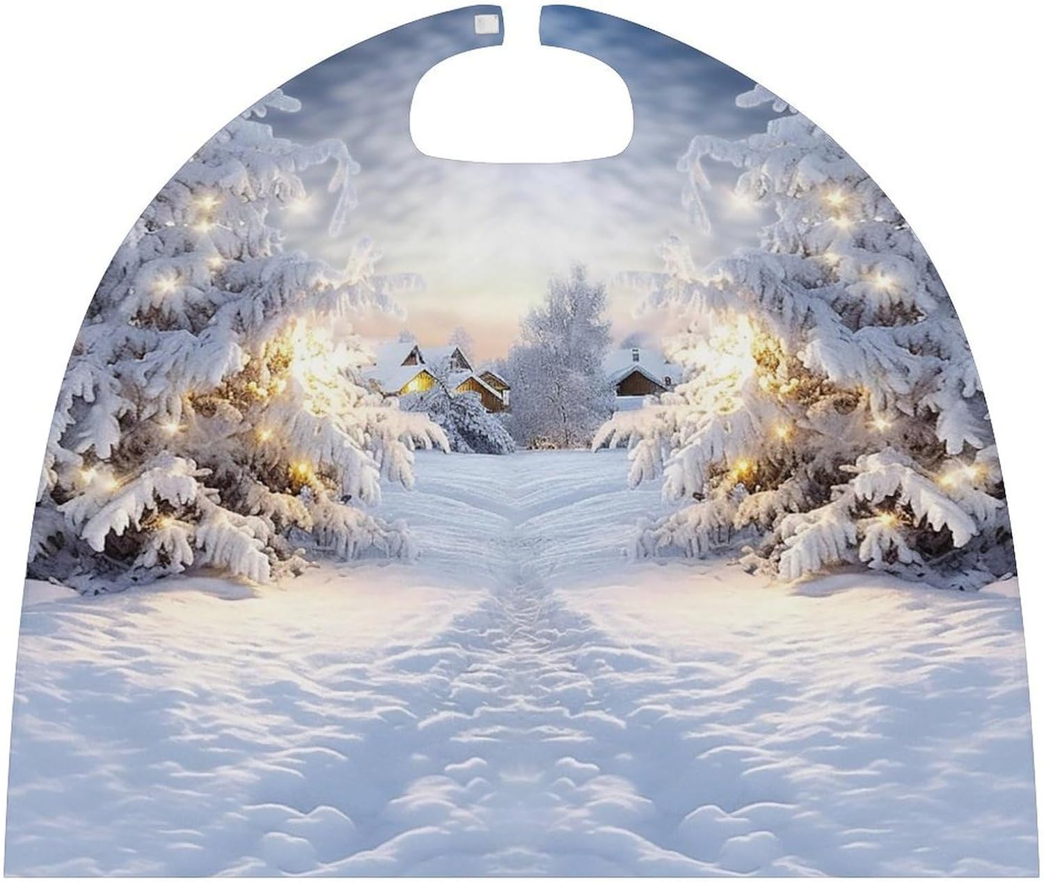 Renaissance Cape Halloween Costume for Men Women Winter Snowy Vintage Capelet for Cosplay Parties Winter Snowy