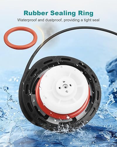 Miniatura 4 de Tapa de gasolina Tapa de depósito de combustible para Subaru Impreza 2005-2007, apto para Impreza WRX 2005-2007, apto para Impreza WRX STi