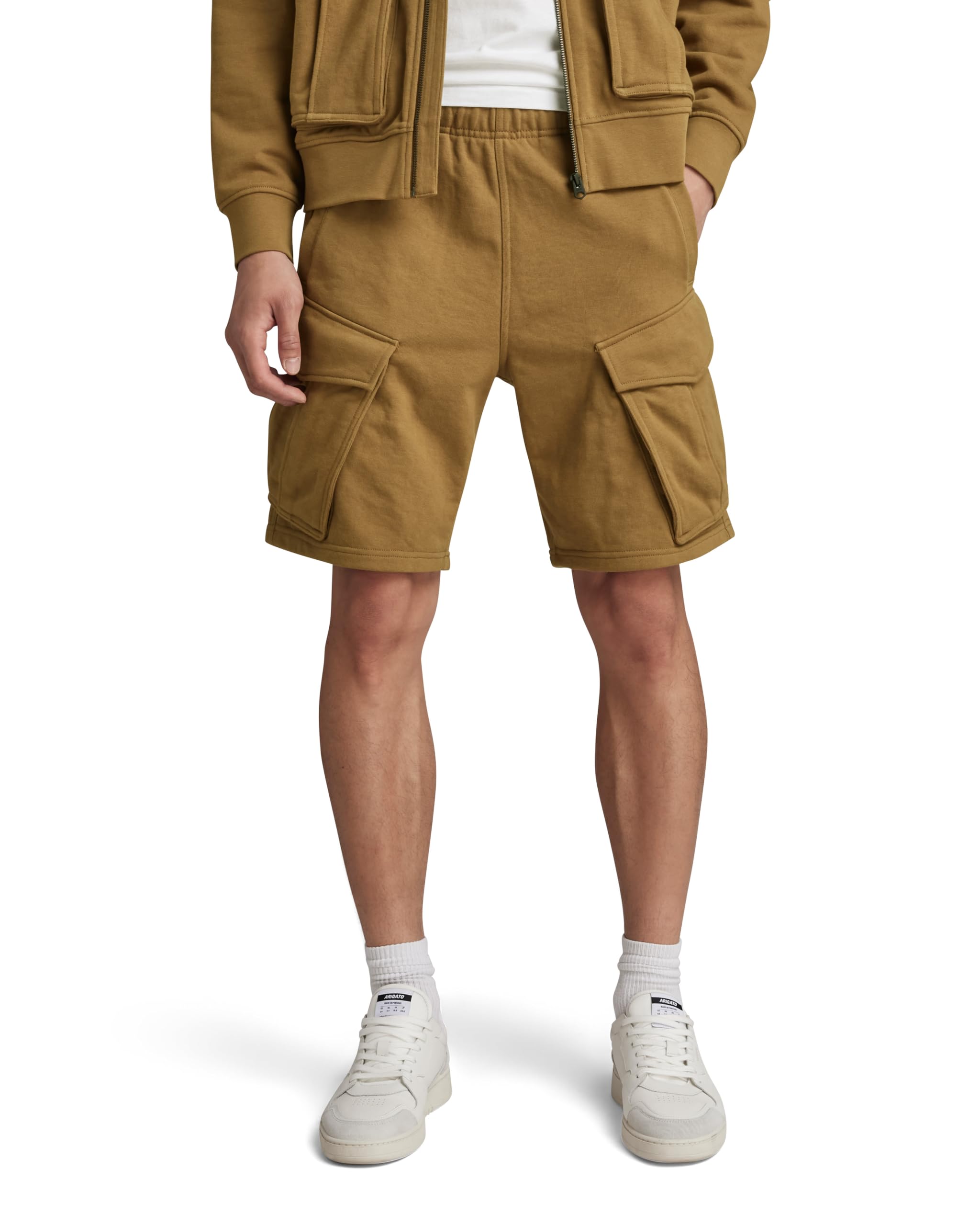 G-Star Men's Brown (Dk Fawn D24452-D566-7172) Rovic Sweat Shorts, Xxl