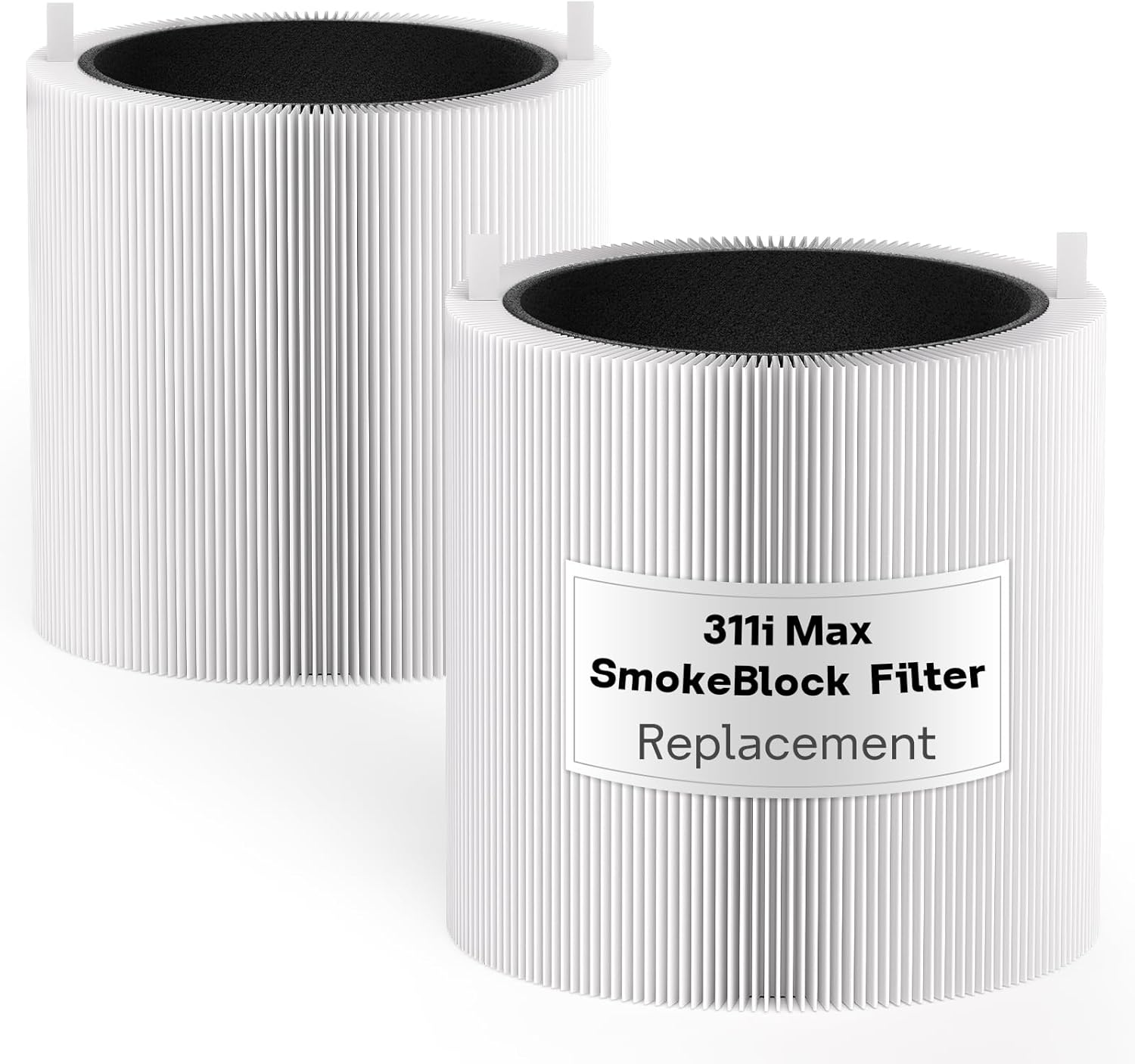 Leemone 2 Pack Blue Pure SmokeBlock 311i Max Replacement Filter Compatible with Blue Pure 311i Max Air Purifier?Activated Carbon Filter