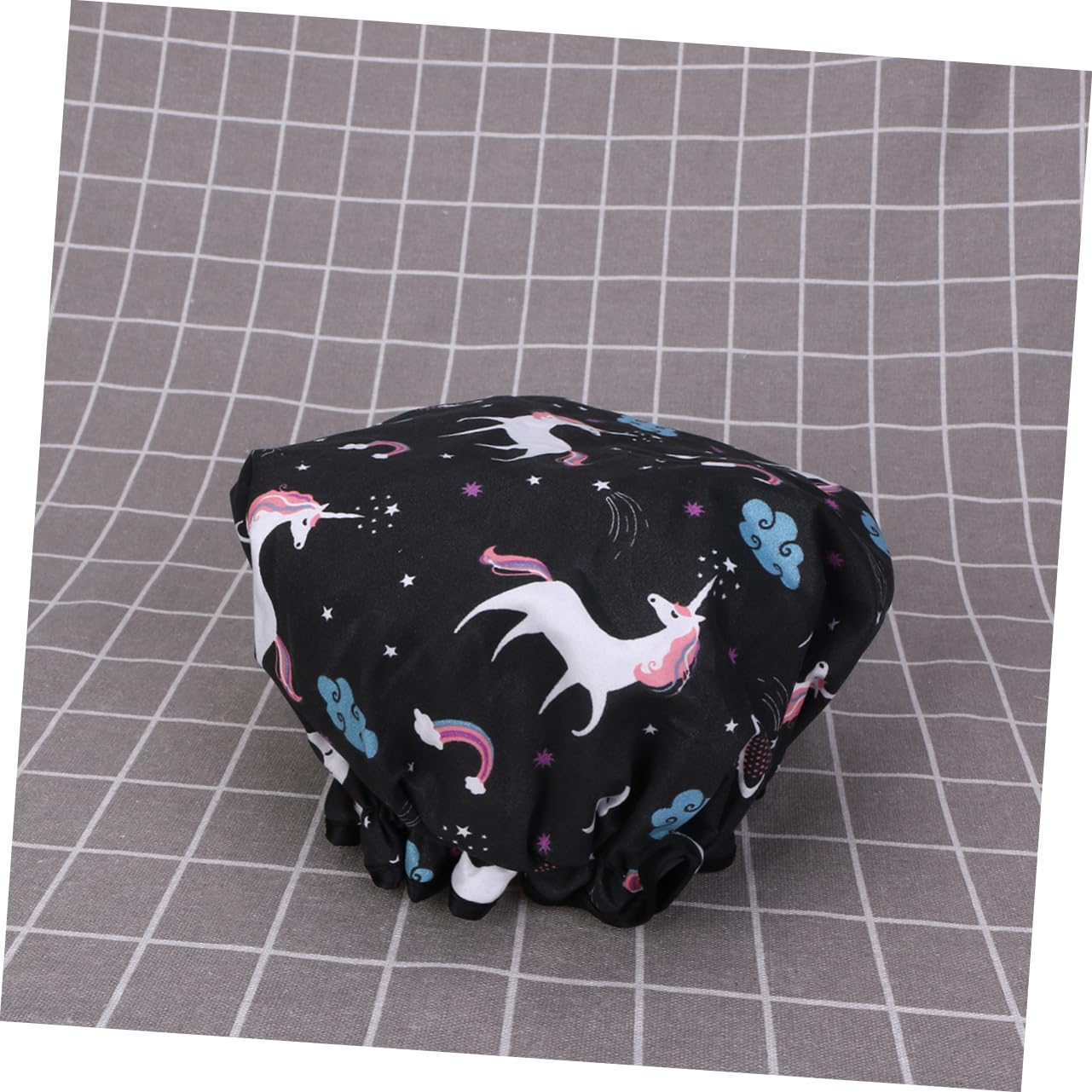 minkissy 12stücke Teiliges Wasserdichte Duschhauben Für Damen Elastische Badekappen Mit Einhorn- Doppellagig Grün Rosa Schwarz Für Und Spa Haarschutz Für Zuhause