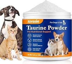Taurine for Cats, 200g Pure Claw Pure Taurine Cats, Maintain Retina, Immune System and Metabolism, Maintain Heart Function and Cardiovascular System