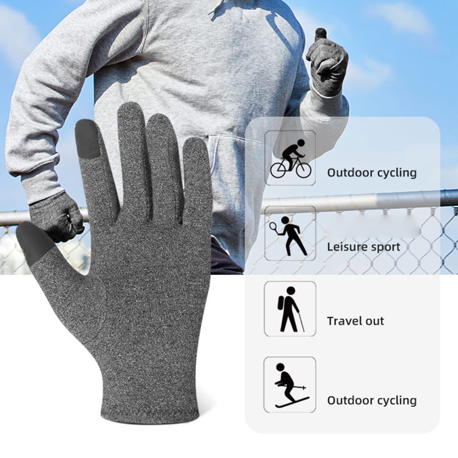 Full Finger Gloves Compression Gloves Gloves for Carpal Tunnel Hand Support