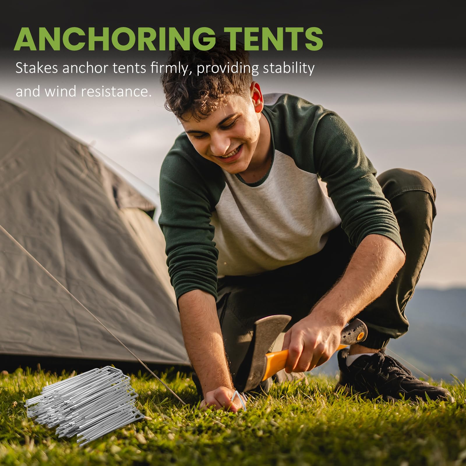 Lot De 100 Piquets à Membrane De Mauvaises Herbes, Très