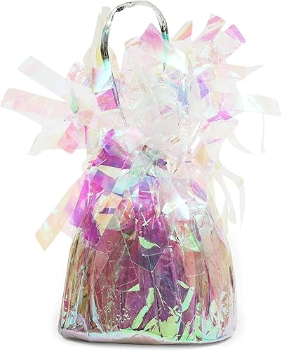 Miniatura 9 de BLUE PANDA Paquete de 15 pesas de globo azul, pesas de fiesta a granel para mesas (azul metálico, 6 onzas, 4.5 pulgadas)