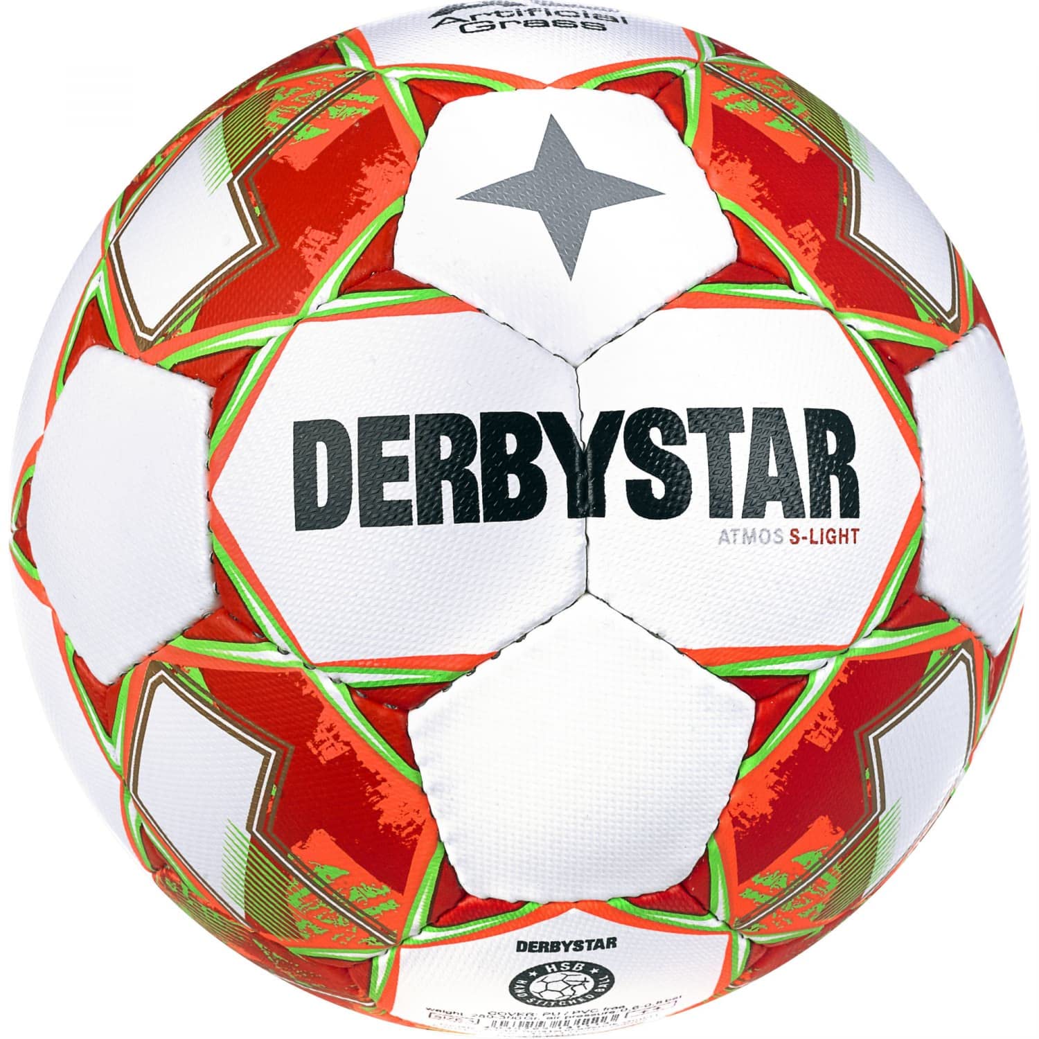 Derbystar Unisex Youth Atmos S-Light AG v23 Football White Orange 3