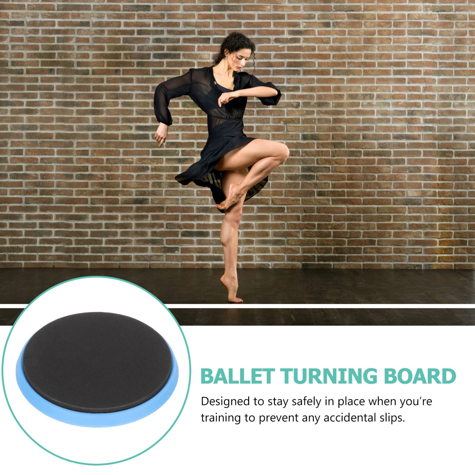 BESPORTBLE Plateau Tournant pour Danseuses Planche Équilibre pour Patinage Outil Entraînement Rotatif pour Danse
