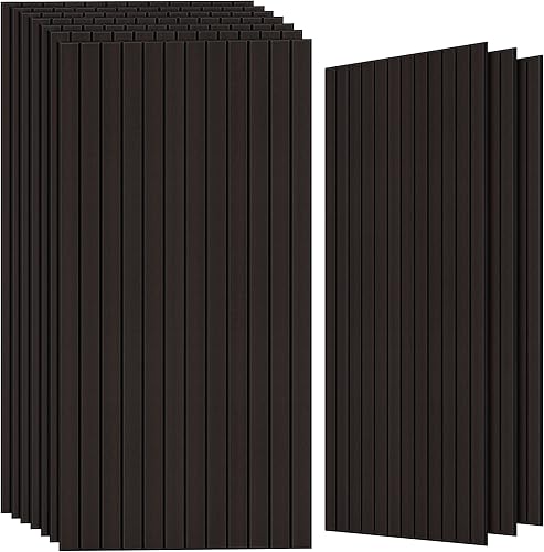 Miniatura 42 de Paquete de 10 paneles acústicos grandes, paneles de espuma a prueba de sonido de 48 x 24 x 0.4 pulgadas para paredes, paneles premium de