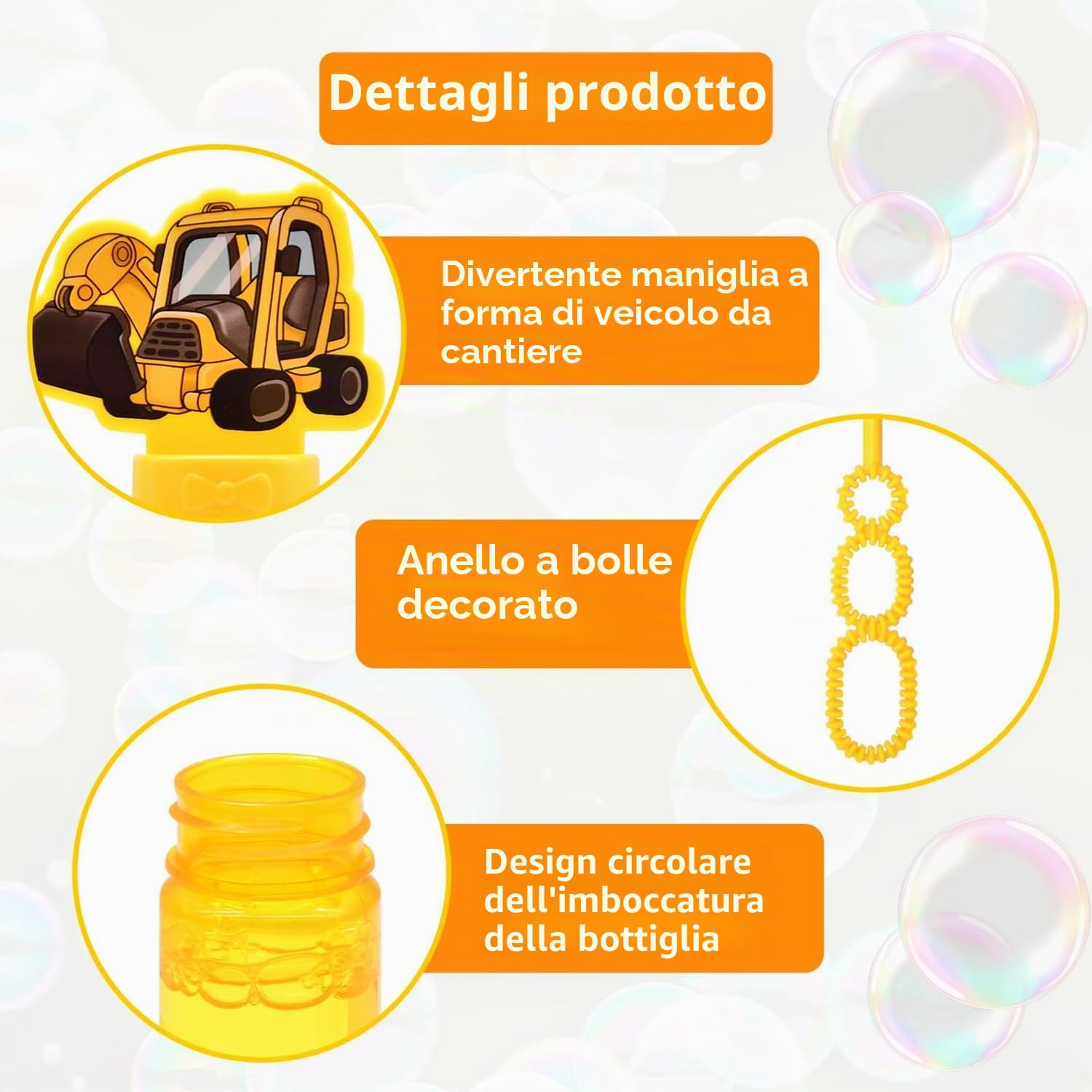 24 pezzi Bolla Giocattolo per Bambini,Set di Bolle di balene,Bolle di Sapone per Bambini,Bolle di Sapone Giocattolo,Bacchetta Bolle di Sapone per Matrimonio, Compleanno, Feste in Giardino