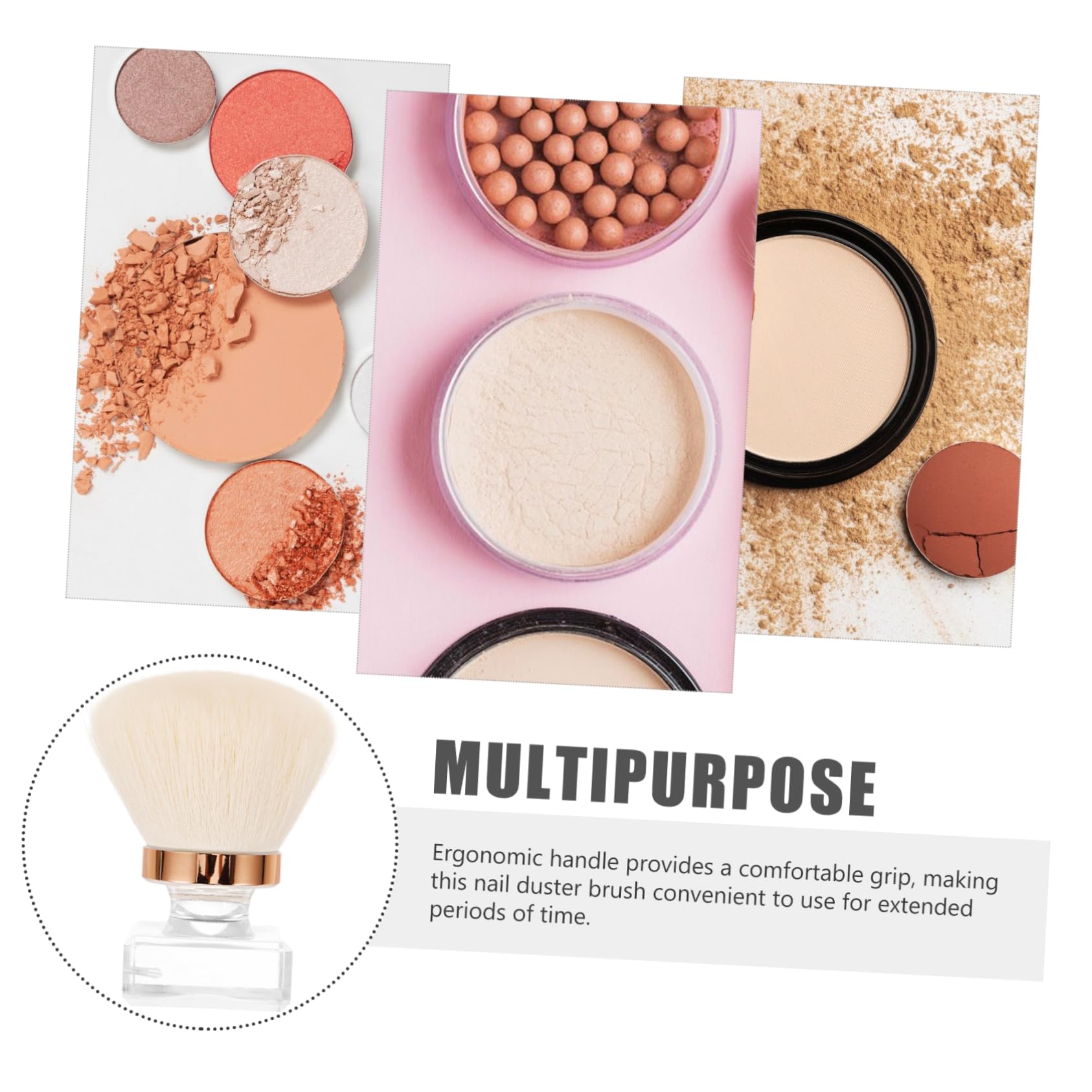 Healvian 5pezzi Spazzola Per Pulizia Unghie Ergonomica Pennello Per Manicure e Pedicure Design Compatto e Leggero Per Unghie e Piedi Setole Morbide e Comode Da Usare