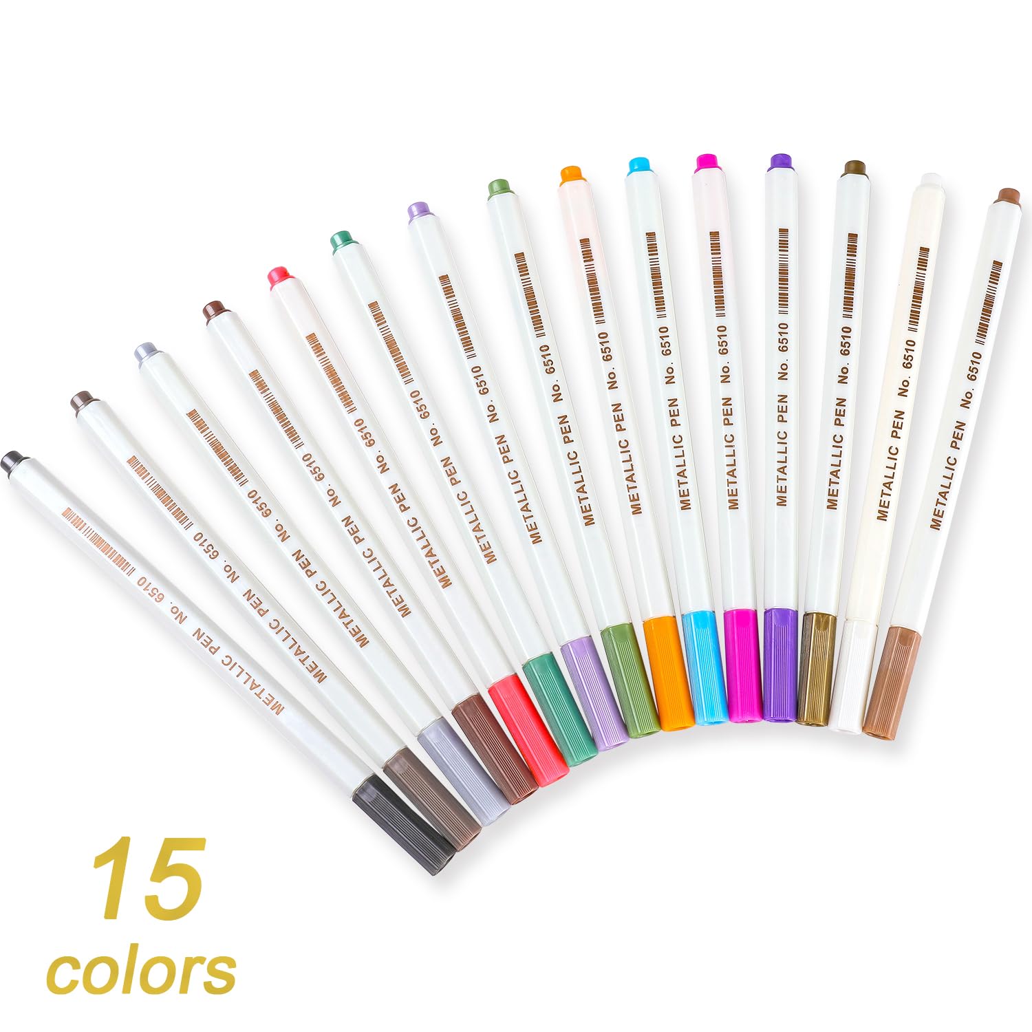 Rotuladores de pintura acrílicos metálicos