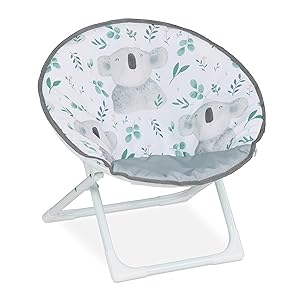 Relaxdays Silla Infantil Plegable, Koala, 47x50x48 cm, Asiento Niños Exterior/Interior, Sillón Peques, Multicolor
