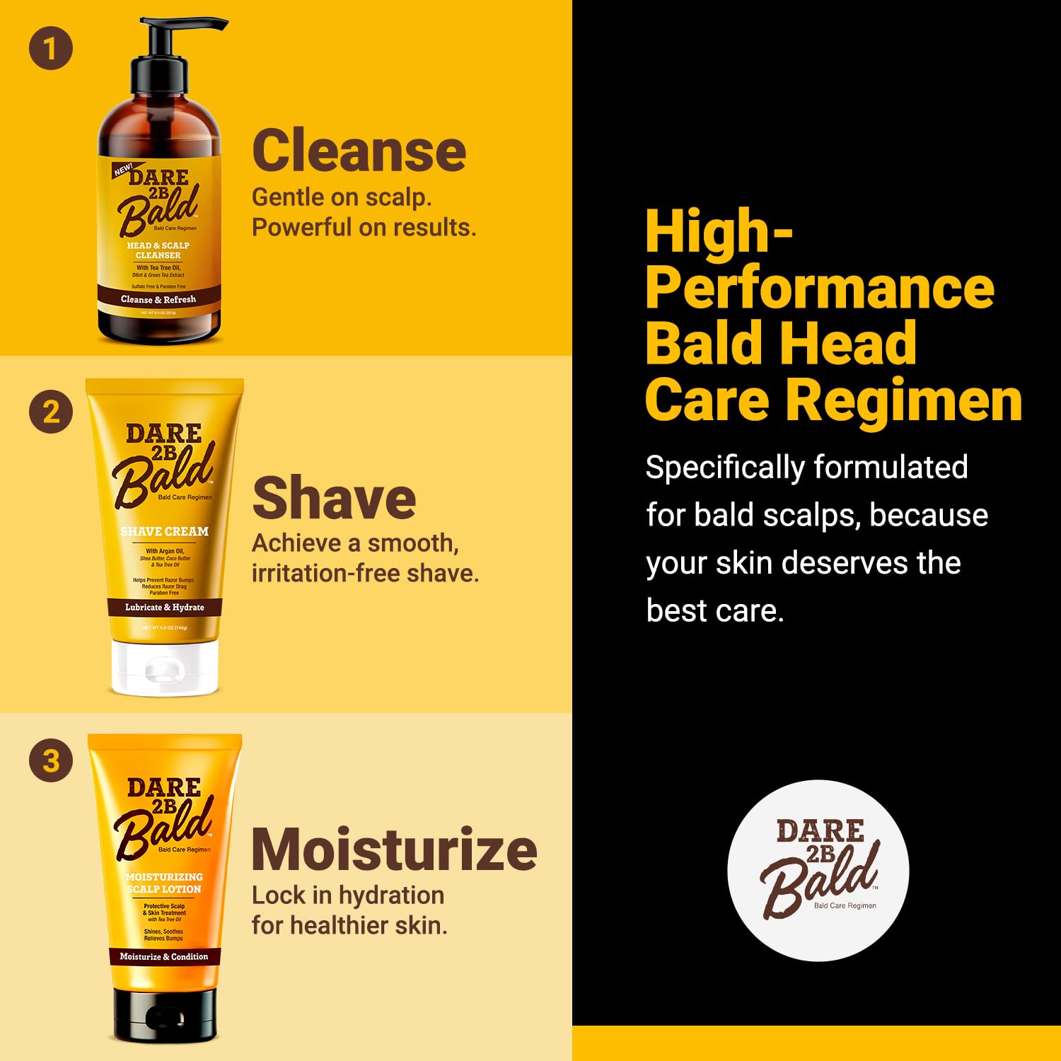 High Time Moisturizer Dare To Be Bald Scalp Treatment, Tea Tree, 4.75 Ounce, white (825930)