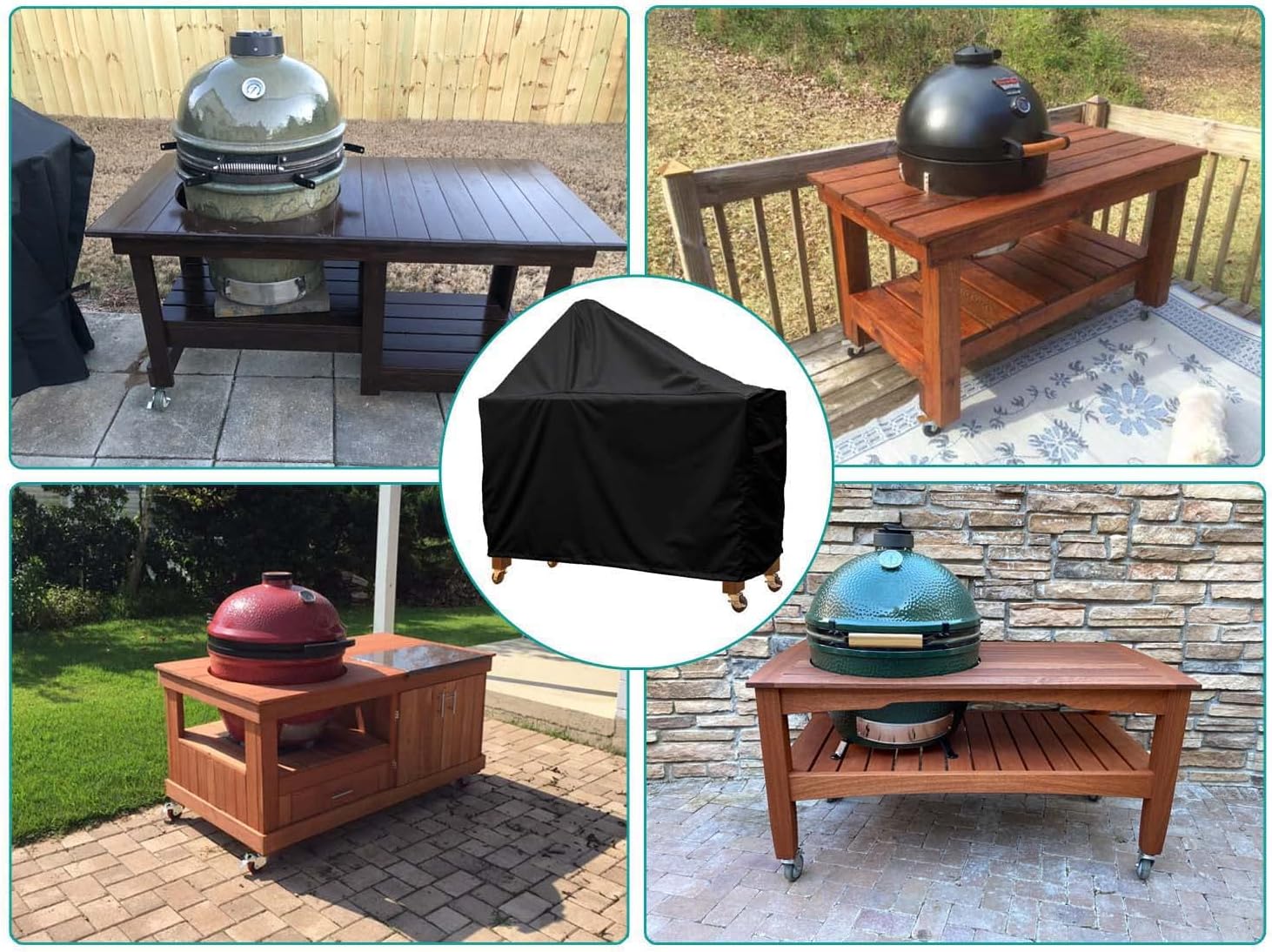 Buy ZJYWSCH Cover for Large Big Green Egg Kamado Joe Classic Akorn