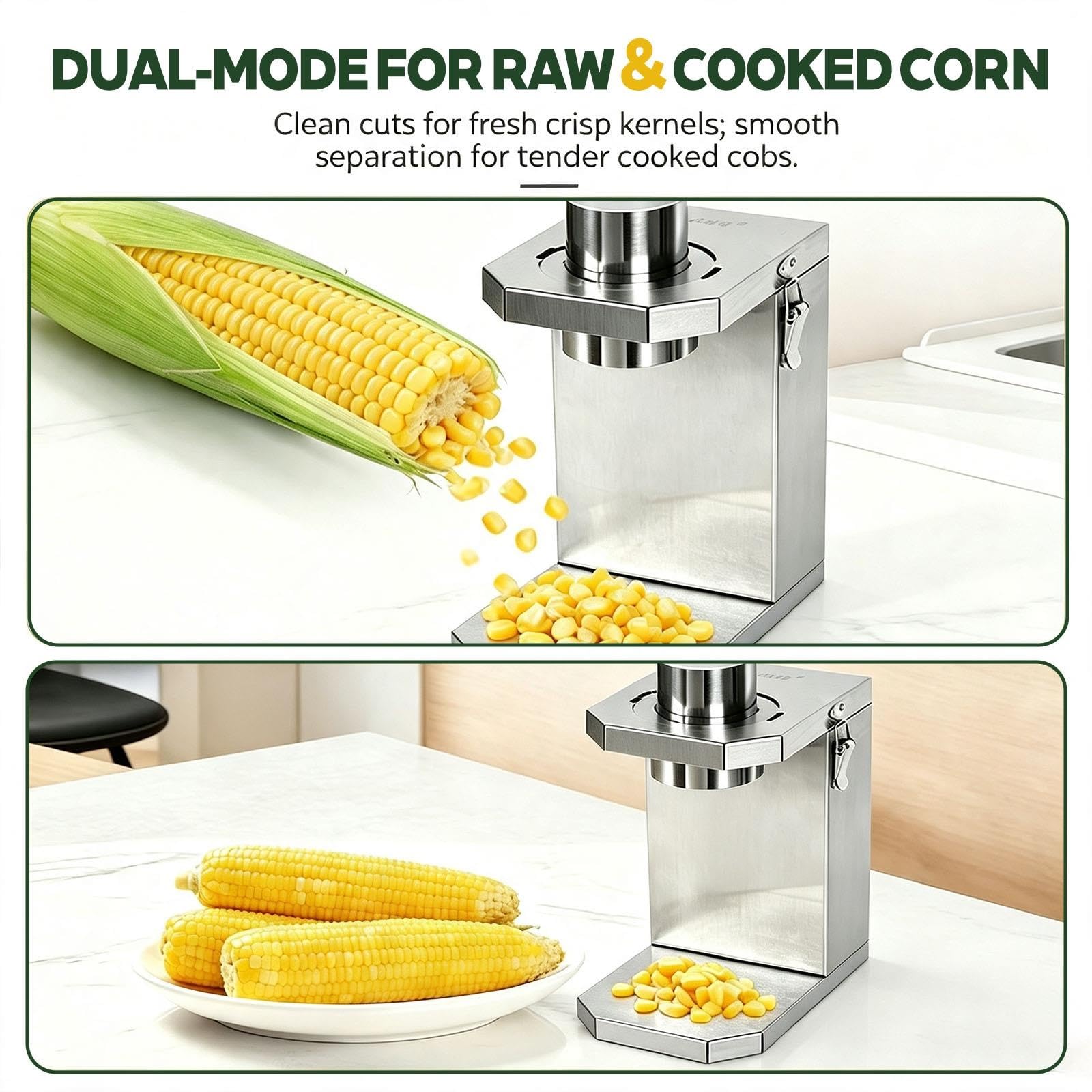 Desgranador Automático De Maíz En Acero Inoxidable Duradero