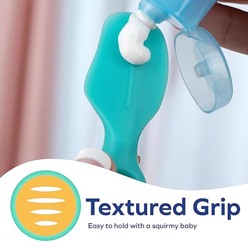 Miniatura 3 de Dr. Talbot's Cepillo de crema para pañales para bebés, aplicador de crema para erupciones de pañales con base de succión y estuche higiénico