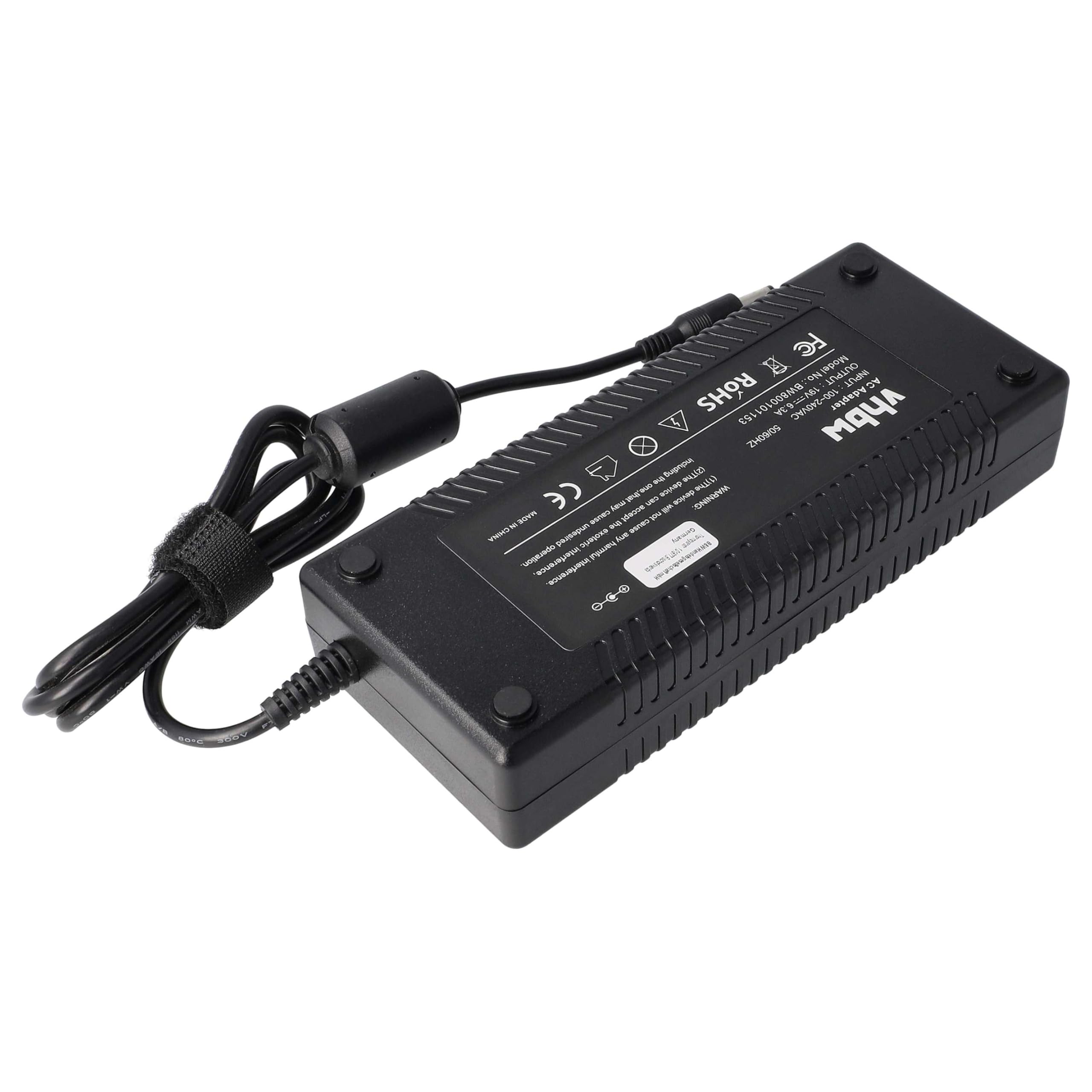 vhbw Fuente alimentación CA/CC Compatible con Toshiba Satellite P35-S6292