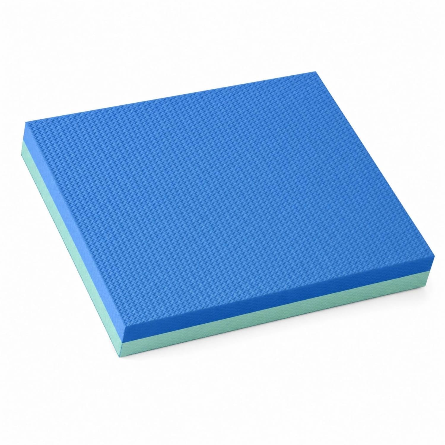 Thick Soft Pad with Textured Surface Non-Slip Cushioned Soft Mat Rectangular for Home Gym, Planks, Mindful Stretching, Cyan-Blue, 50-40-6cm-image-20