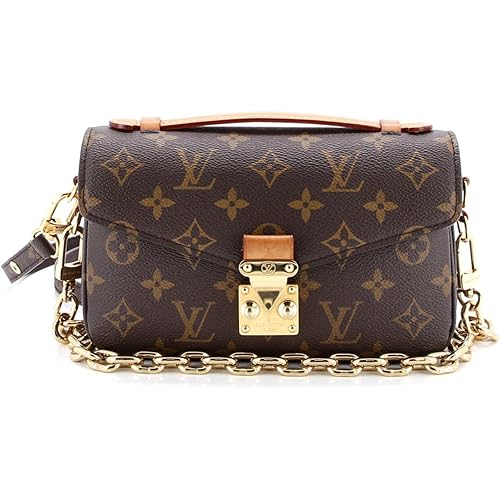 Louis Vuitton, Pre-Loved Pochette Metis Monogram Canvas East West, Brown