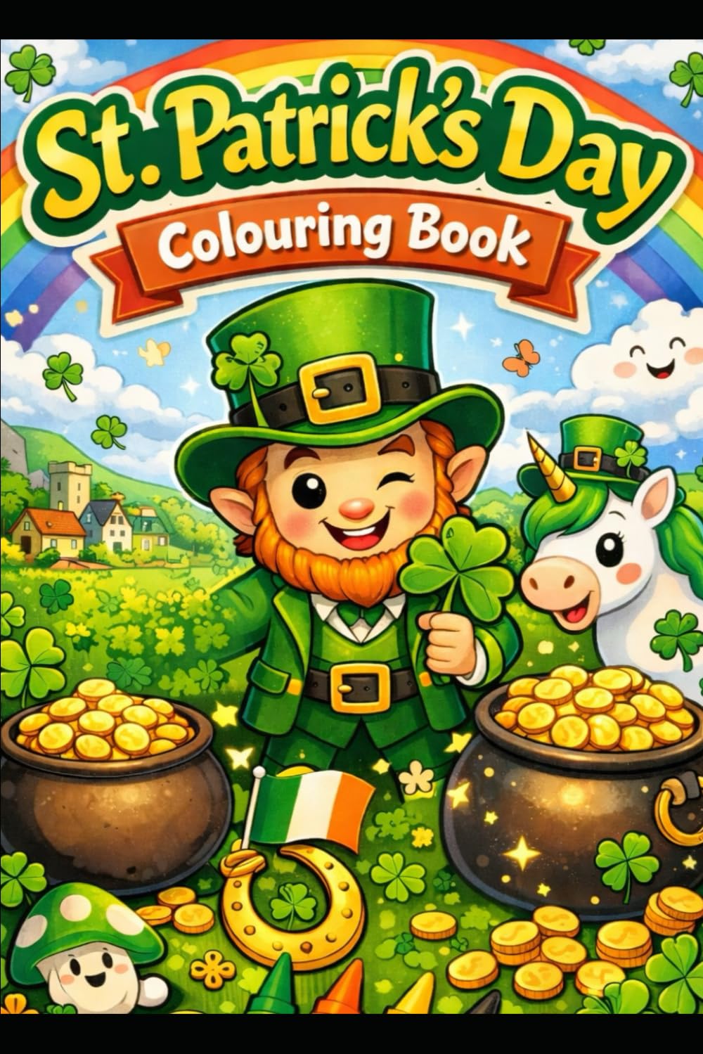 St Patrick’s Day colouring book