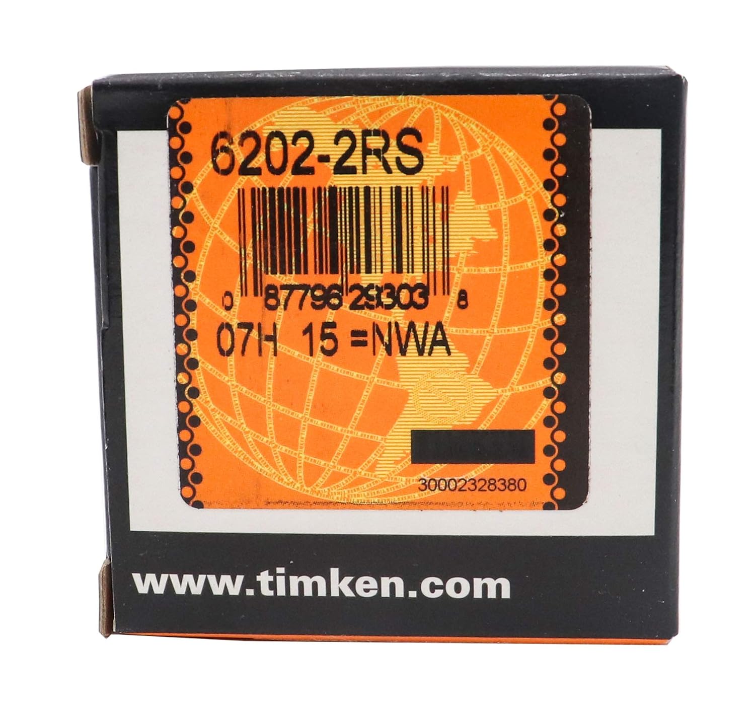 TIMKEN 6202-2RS 5 Pcs Double Rubber Seal Bearings 15x35x11mm, Pre-Lubricated and Stable Performance and Cost Effective, Deep Groove Ball Bearings.