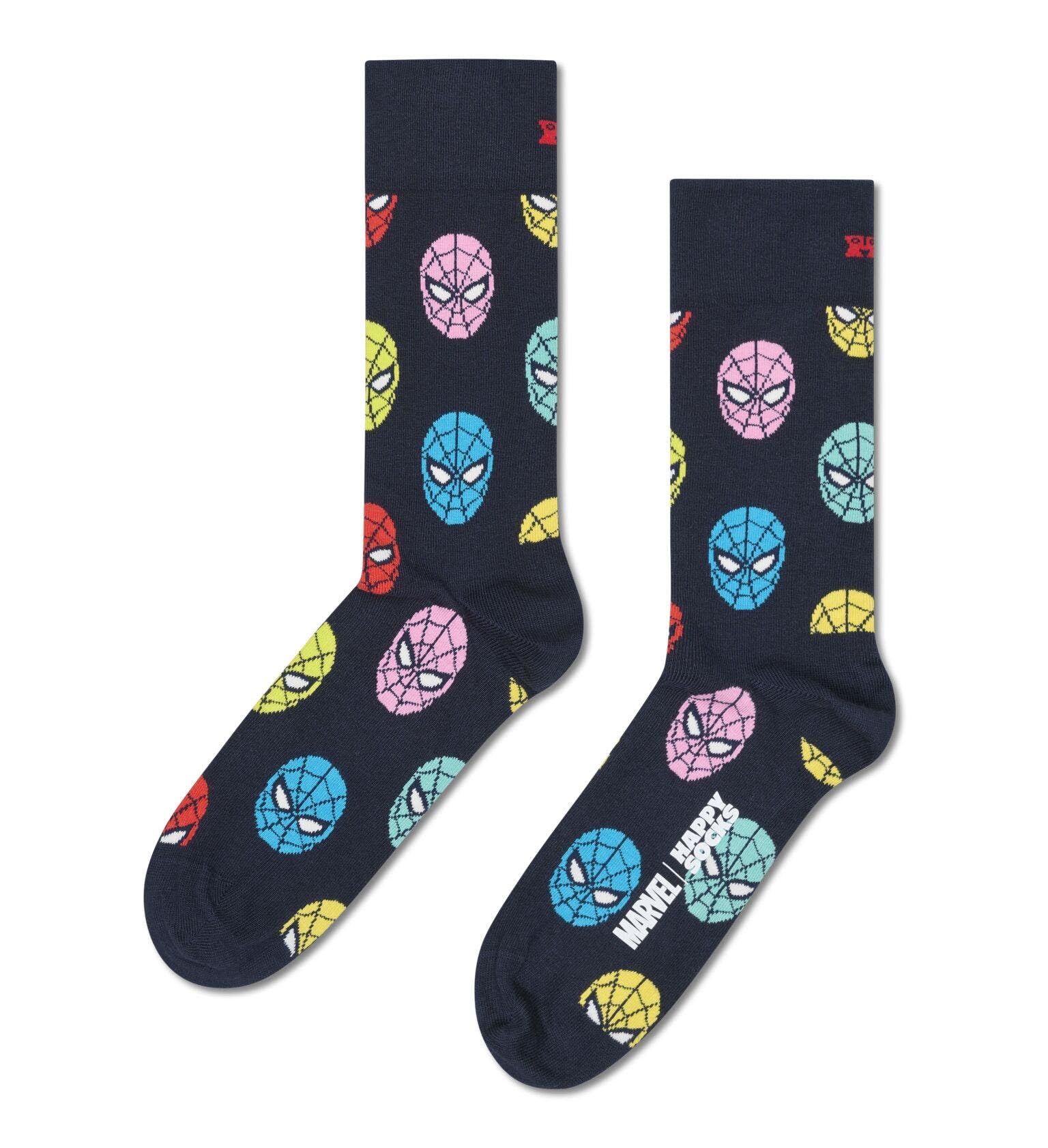 Happy Socks Marvel™ Spider-man 6-pack Socks Gift Set Calcetines Unisex adulto (Pack de 6)