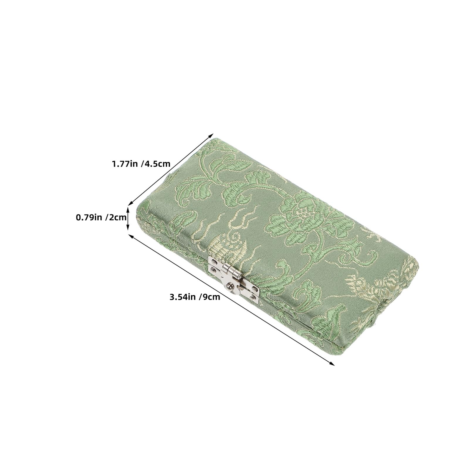 Estuche de Viaje para Cañas de Oboe de Seda Verde, Caja Protectora Ligera para 2 Cañas, Accesorio para Instrumentos de Viento Madera, Almacenamiento Seguro para Músicos