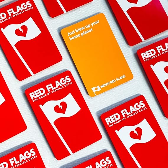 Jack Dire Studios Nerdy Red Flags: A Geeky Expansion for The Red Flags Party Game