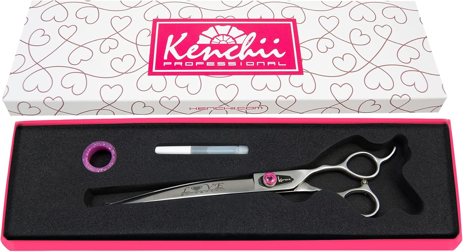 Kenchii Dog Grooming Scissors 8 Inch Shears Curved