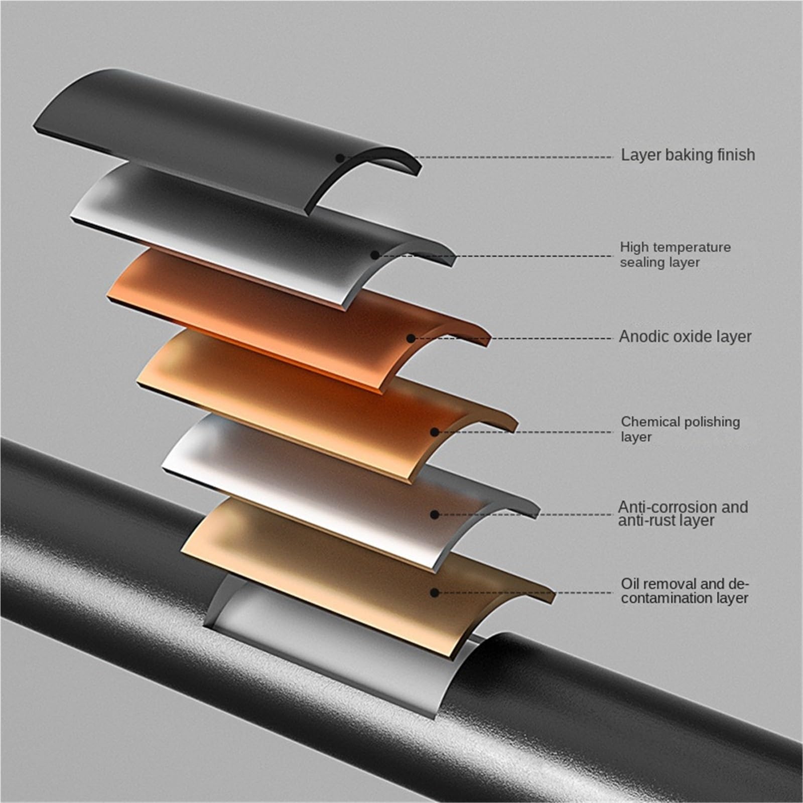 Estante de Almacenamiento for Inodoro 40-60CM, toallero Plegable montado en la Pared no Perforado, baño Aluminio con Espacio Gris para Toallas(2-40CM)