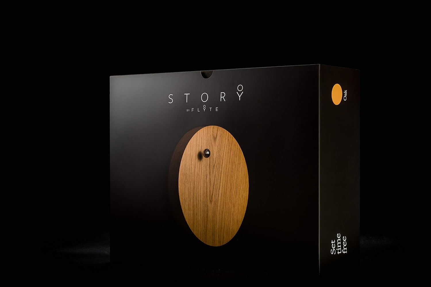 Buy FLYTE Story Oak Digital Wall Clock with Timer, Floating Hands and LED Backlight Online at Low Prices in India - Amazon.in