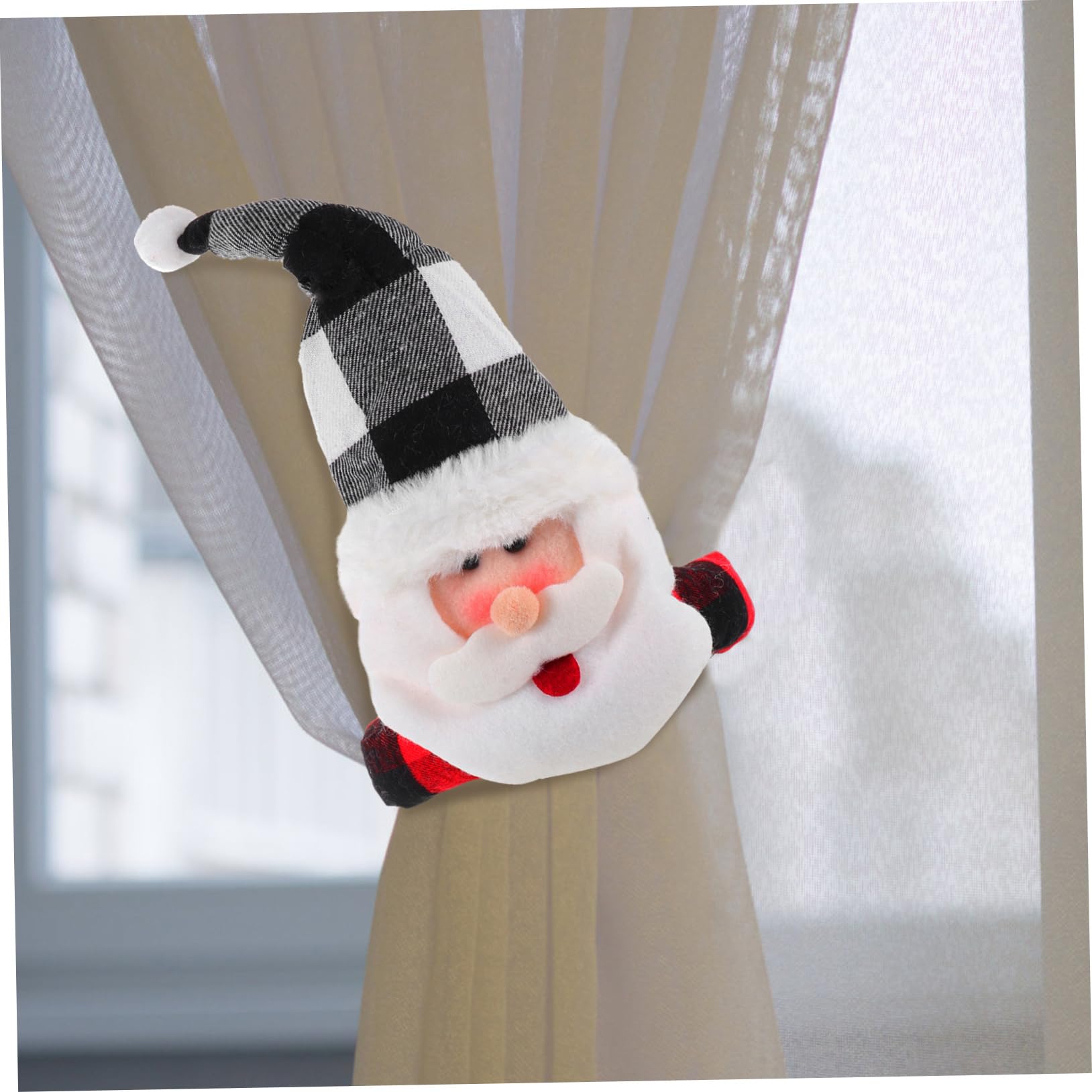 Cabilock Lot De 5 Embrasses De Rideaux Magnétiques Élégantes pour Noël Idéales pour Les Fêtes De Noël