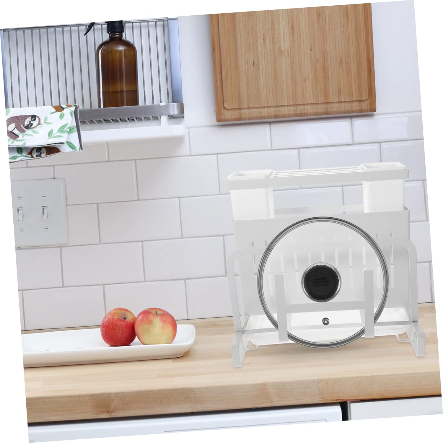 Kitchen Shelves Multi-purpose Cutter Rack Cutting Holder Storage Organizer Utensil Holder for Counter