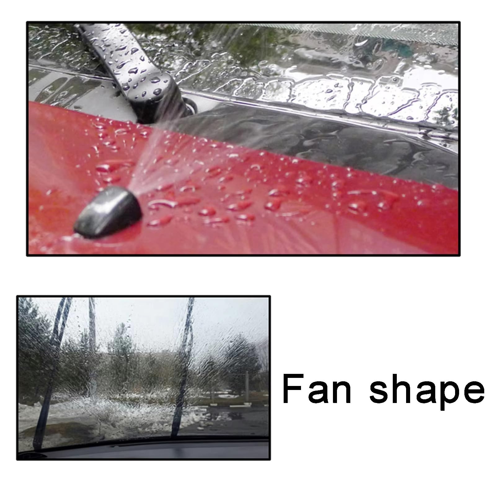Toyota Ist MK1 2002-2007, Camry Sedan XV20 1997-2001, XV30 2002-2006: dysza do spryskiwaczy szyby przedniej szyby.