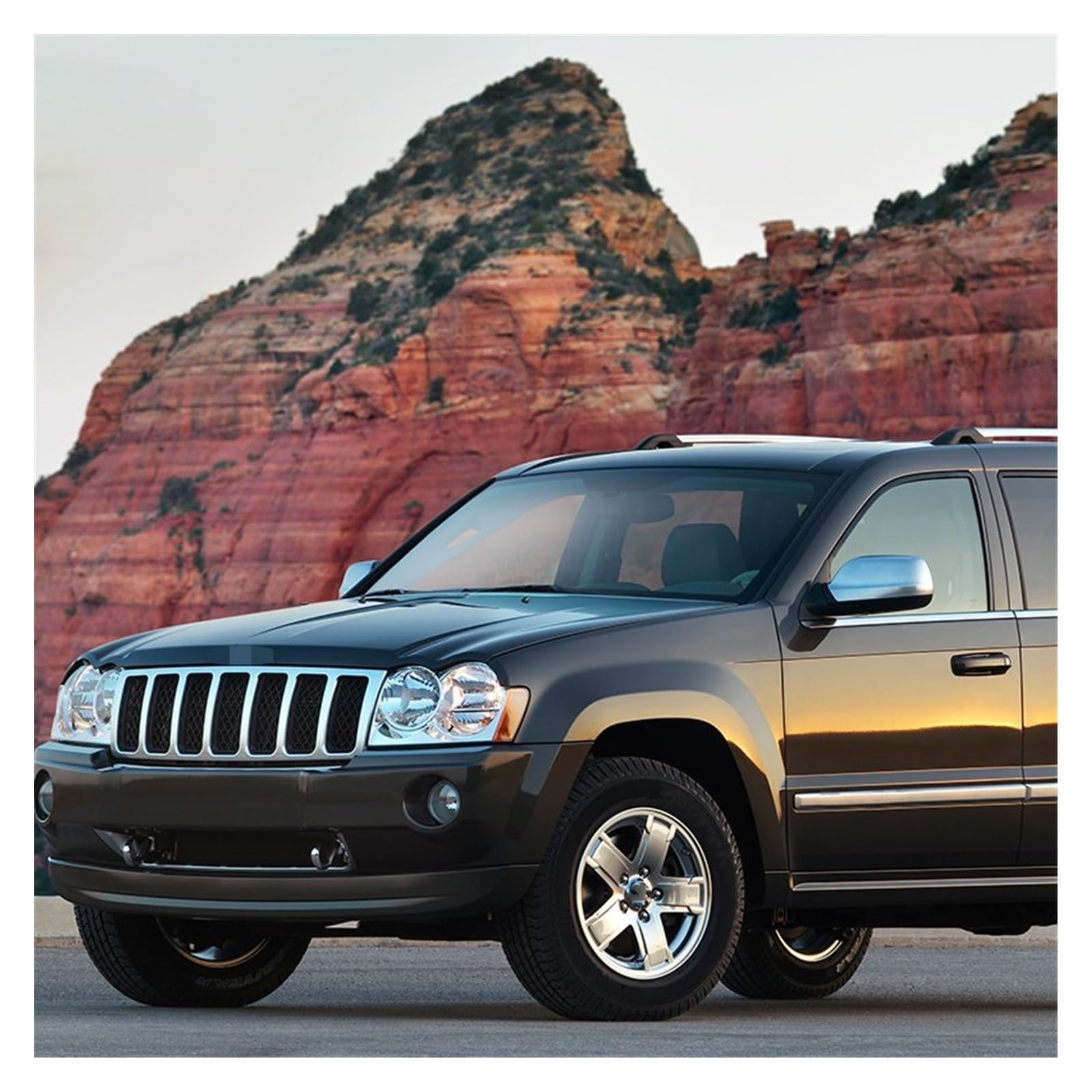 Specchietto Laterale Riscaldato Per Jeep Grand Cherokee 1999-2010 – Vetro Sinistro/destro 21,2x12,7 Cm, Antiappannamento