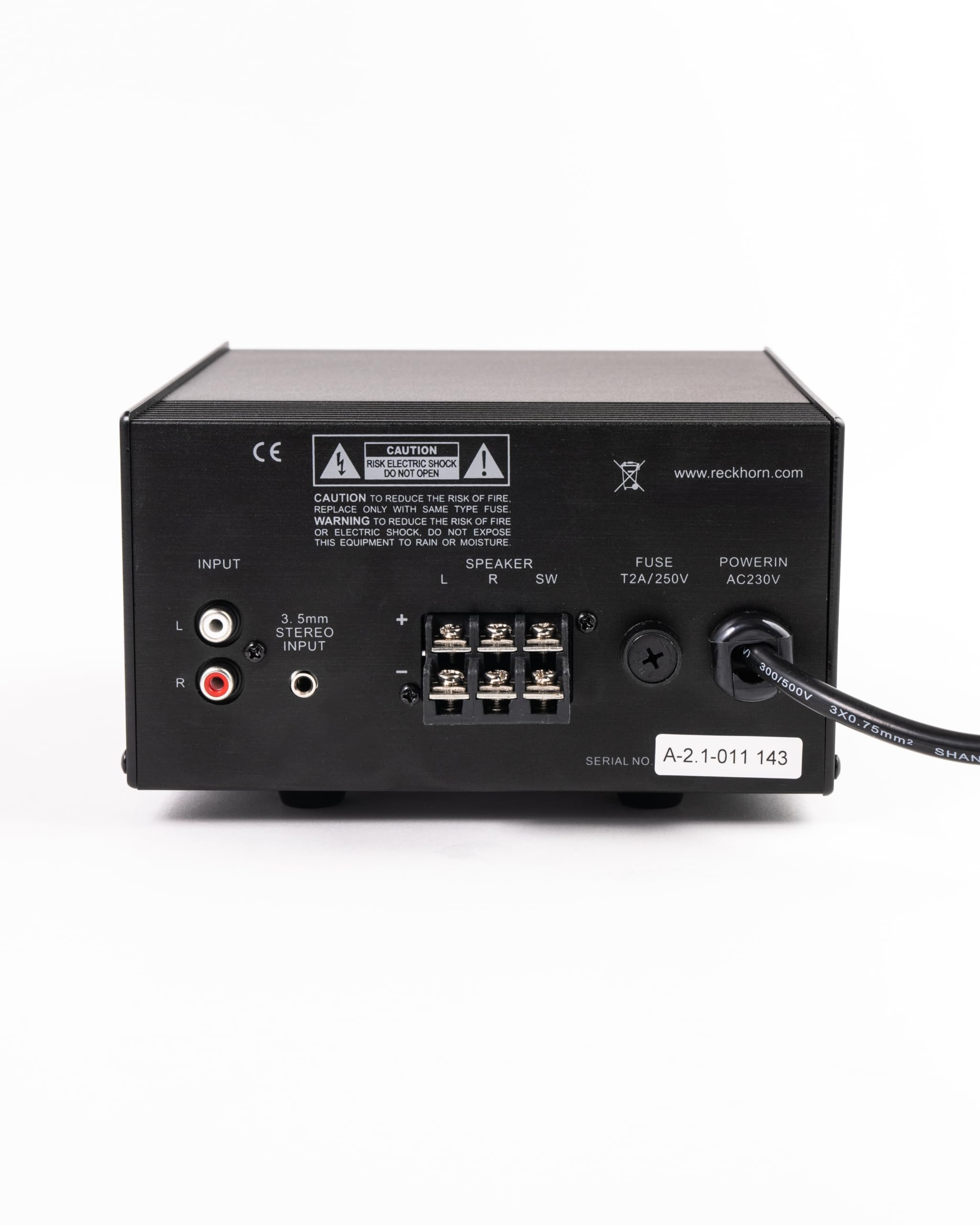 Reckhorn Stereo Verstärker 2.1 Mono Subwoofer - Stereo Endstufe & Aktivweiche