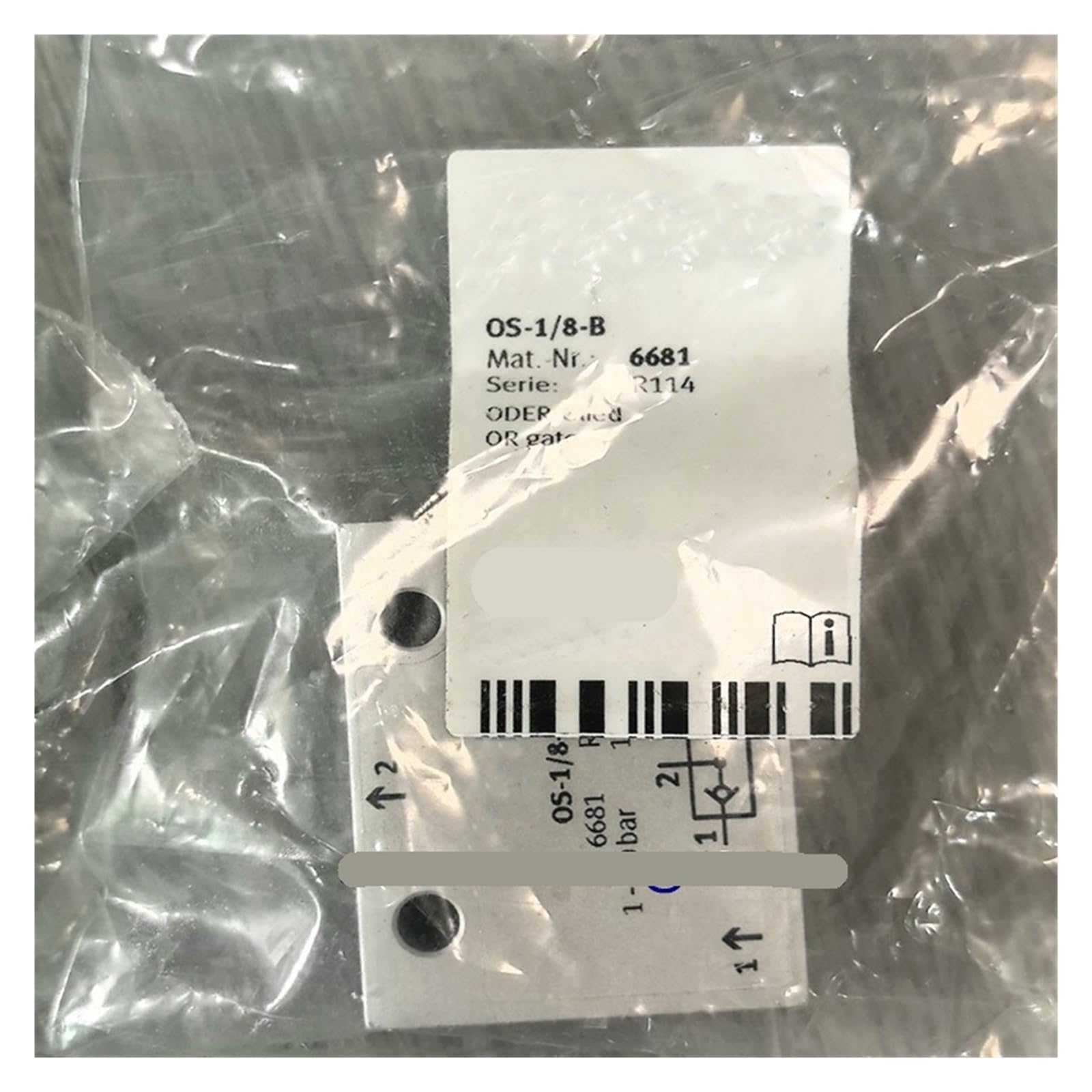 Stop aux fuites d'air avec la vanne OS-1/8-B 6681 étanche pour automates