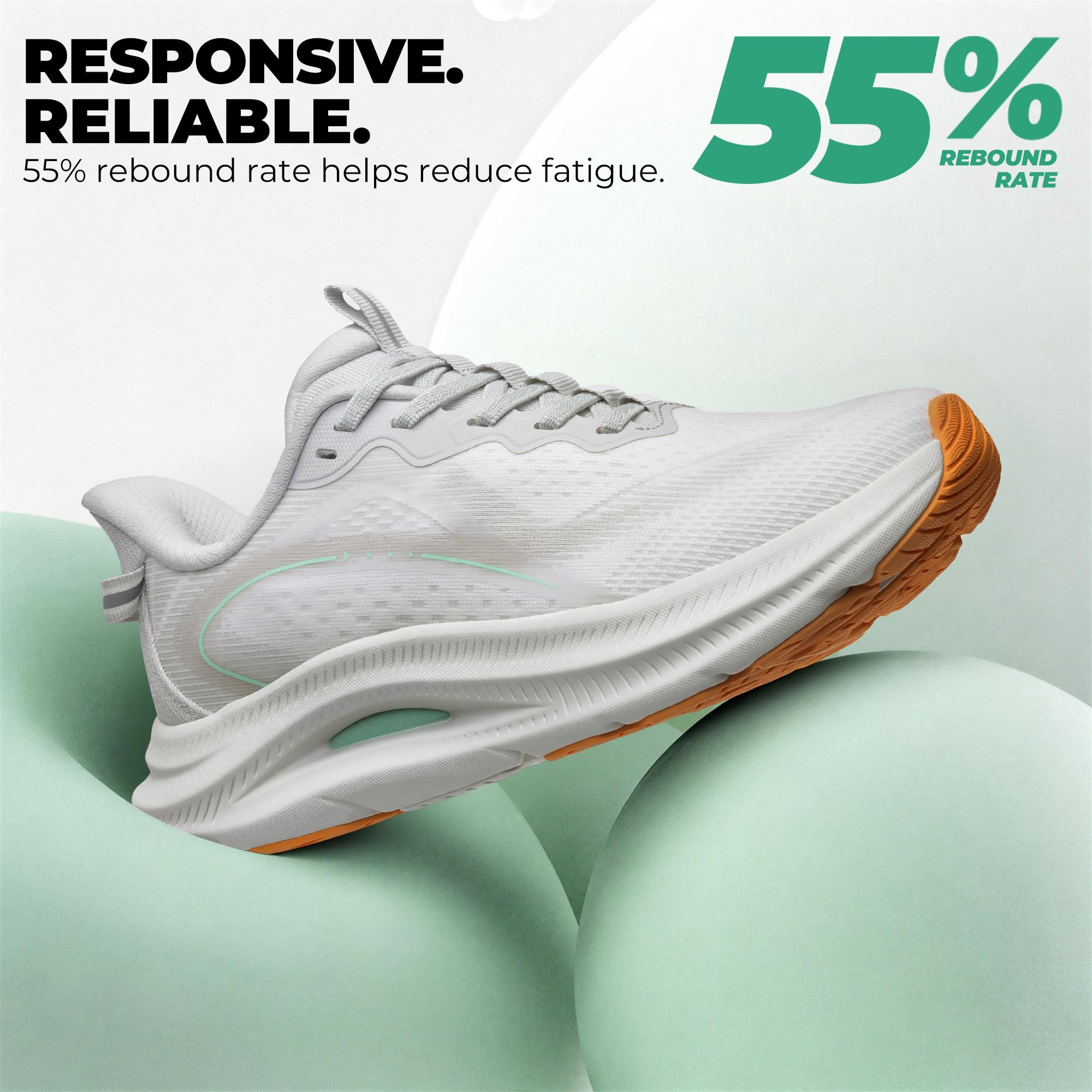 ALLSWIFIT Scarpe da corsa da donna senza lacci | Supporto,Mani libere,Traspirante,Antiscivolo,Coushioning,Cross Training,Palestra,Allenamento,Corsa,Esercizio,Moda,StediCore