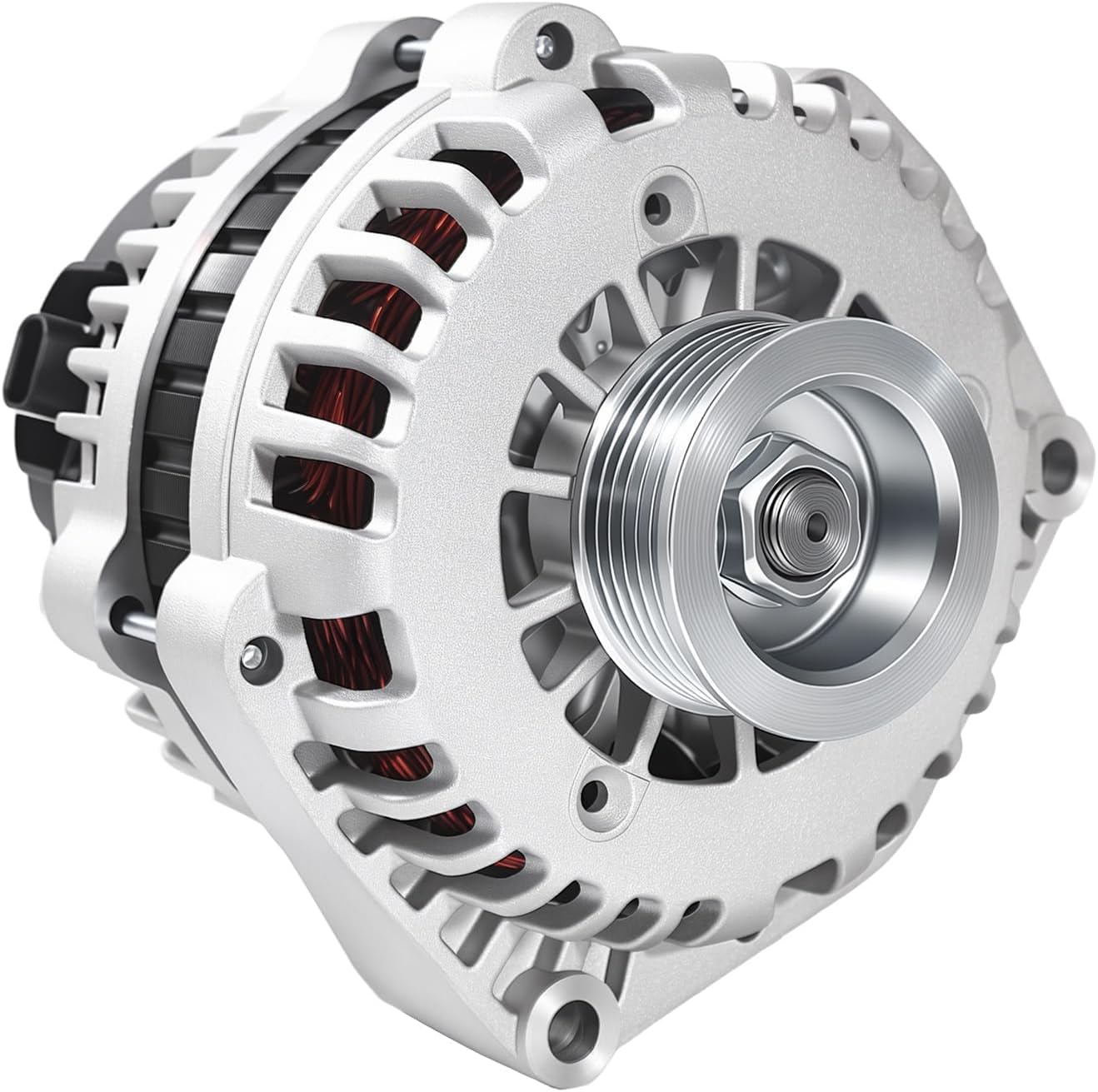 8301N Alternator 160Amp Replacement for 2007-2014 Chevy Tahoe, Avalanche, Silverado 1500/2500/3500, Suburban 1500/2500, GMC Yukon, Sierra, Cadillac Escalade, Hummer H2, 15093928, 15905871