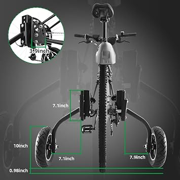 Adult Training Wheels with Stabilizers Kits, Fit 24 Inch to 29 Inch, for Quick-Release, Electric, 700C & Variable Speeds Bikes, Bike Stabilizer Support 220lbs