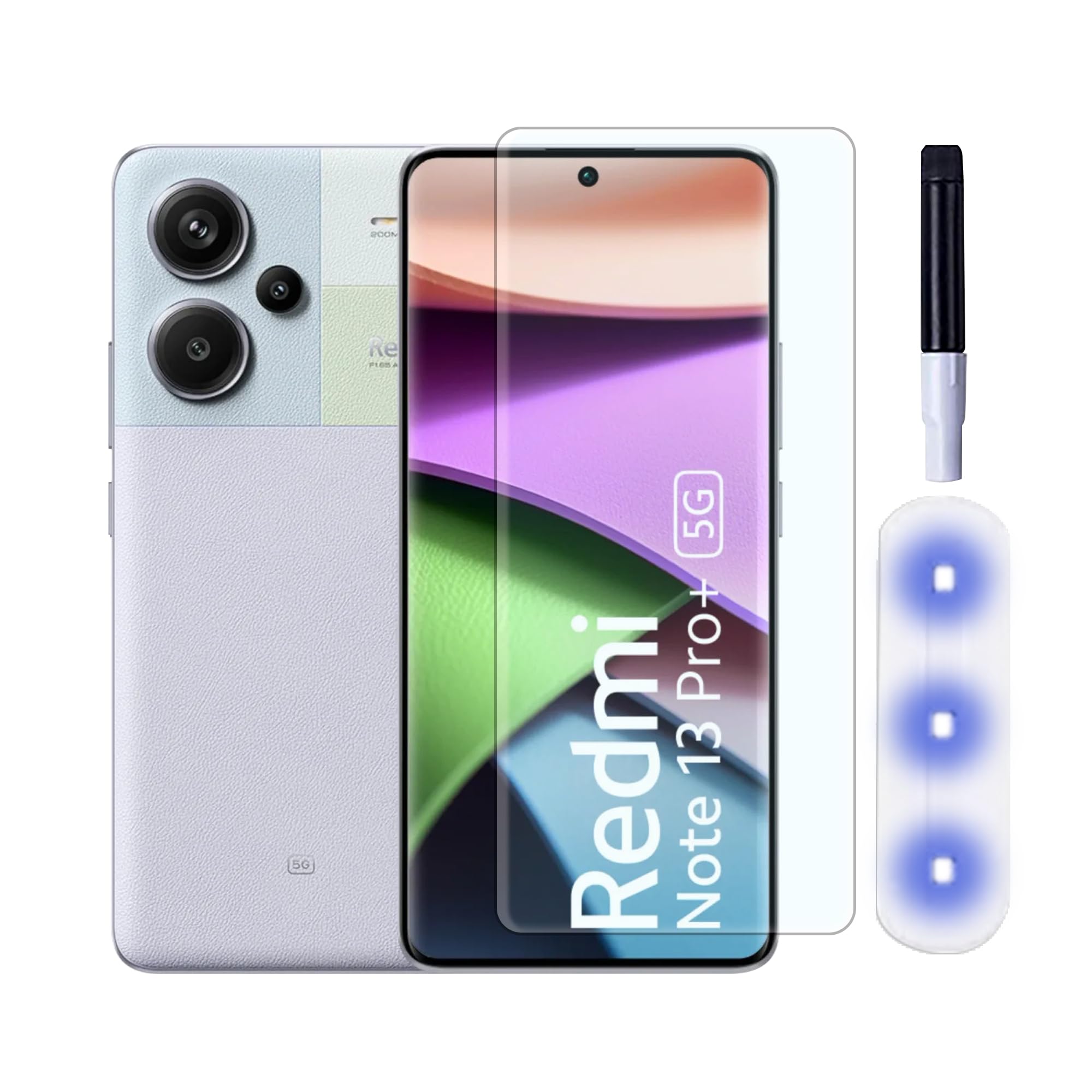 CEDO Redmi Note 13 Pro+ Plus (5G) UV Tempered Glass | Screen Protector Full HD Quality UV Tempered Glass Edge to Edge Screen Coverage with Easy Installation Kit (Transparent) (B0CSDQFK7D) Amazon Price History, Amazon Price Tracker